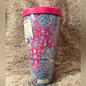 Lilly Pulitzer Colorful Swirl Tumbler New